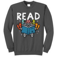 Animals Read Reading Book Librarian Across America Tall Sweatshirt