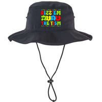 Autistic Rizz Rizz'em with The Tism Meme Autism Awareness Legacy Cool Fit Booney Bucket Hat