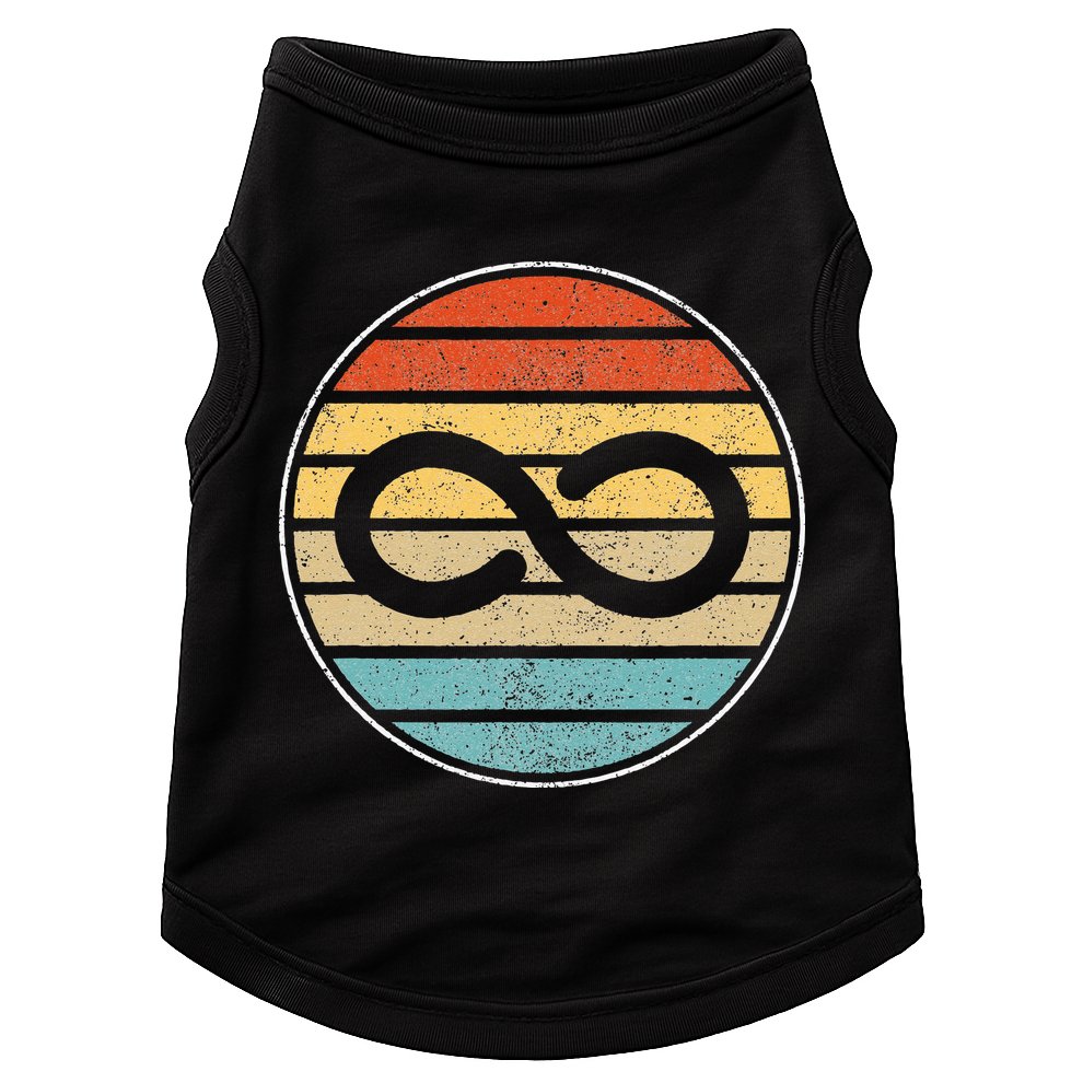 Autism Rights Retro Vintage Infinity – Autism Awareness Doggie Tank