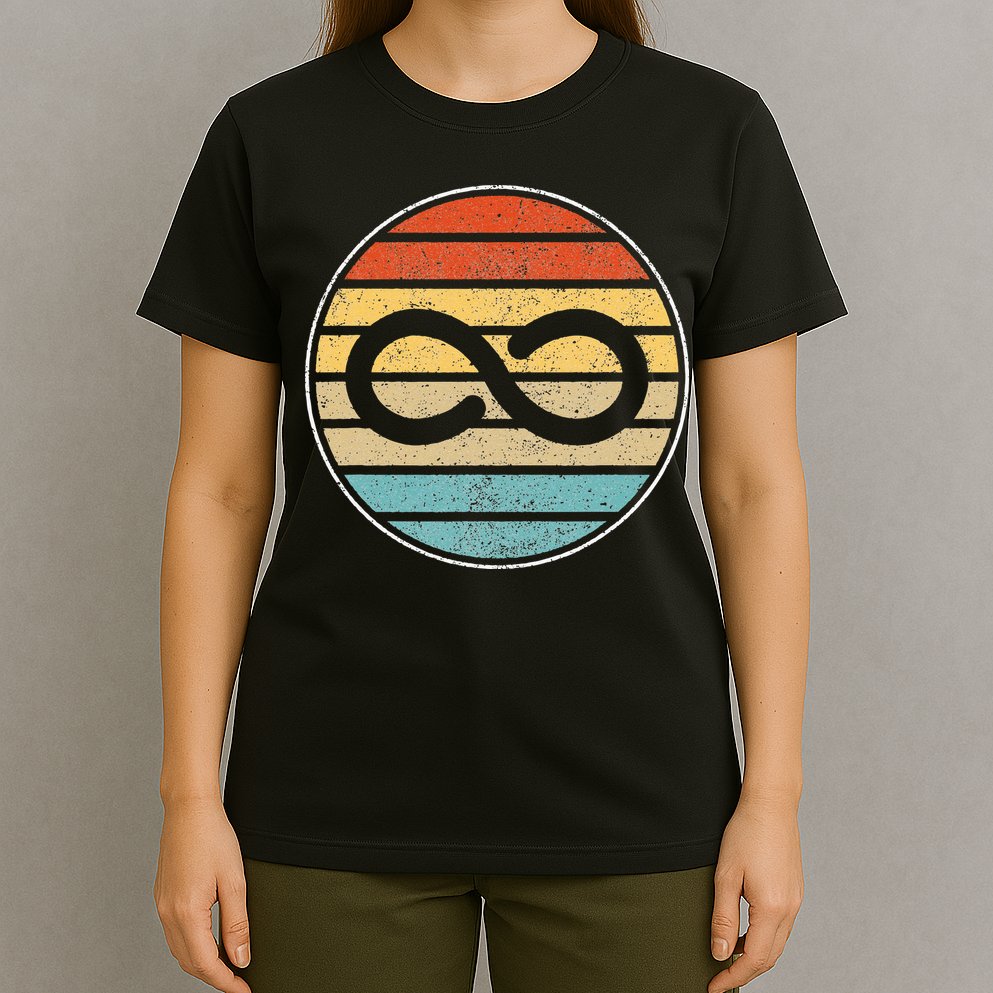 Autism Rights Retro Vintage Infinity – Autism Awareness T-Shirt