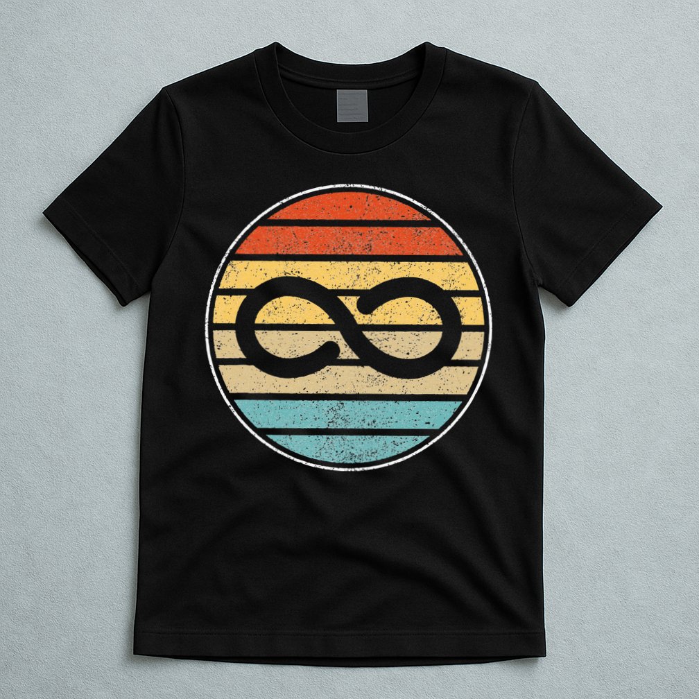 Autism Rights Retro Vintage Infinity – Autism Awareness T-Shirt
