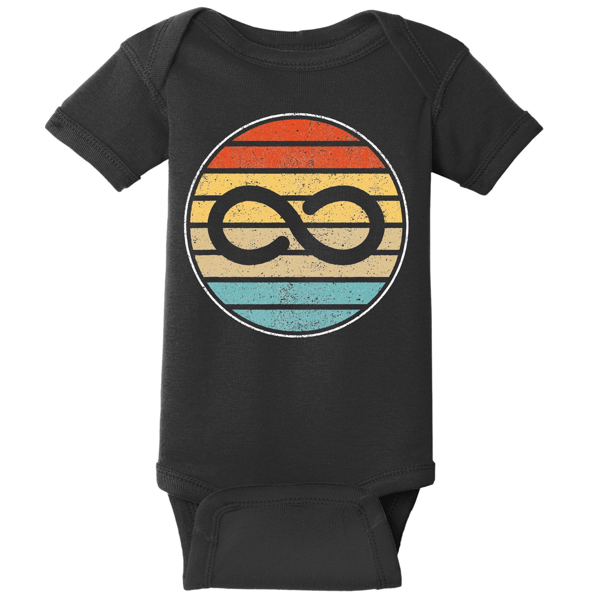 Autism Rights Retro Vintage Infinity – Autism Awareness Baby Bodysuit