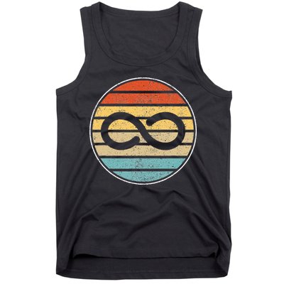 Autism Rights Retro Vintage Infinity – Autism Awareness Tank Top