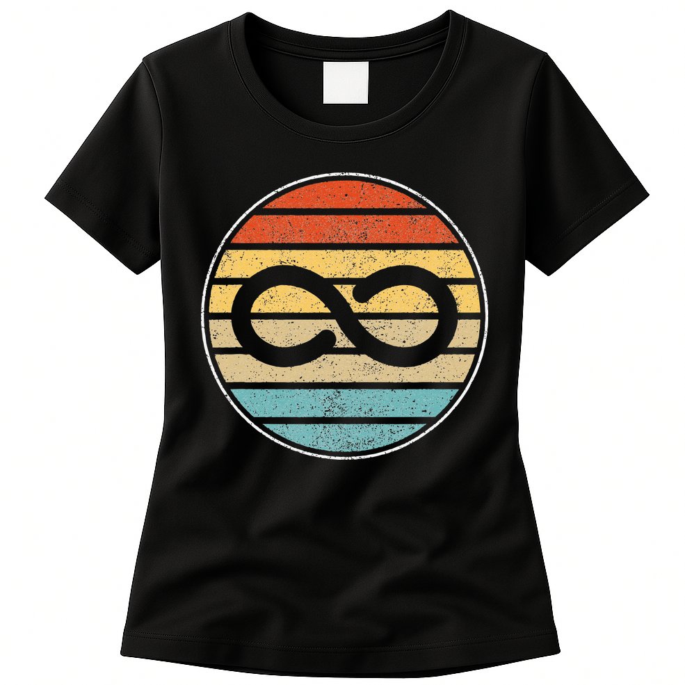 Autism Rights Retro Vintage Infinity – Autism Awareness Womens T-Shirt