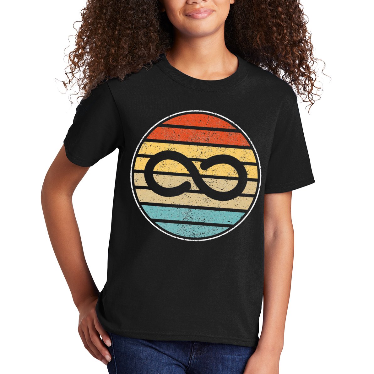 Autism Rights Retro Vintage Infinity – Autism Awareness Kids T-Shirt