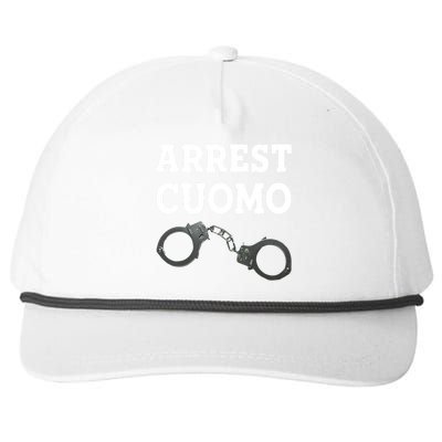 Arrest Cuomo Snapback Five-Panel Rope Hat