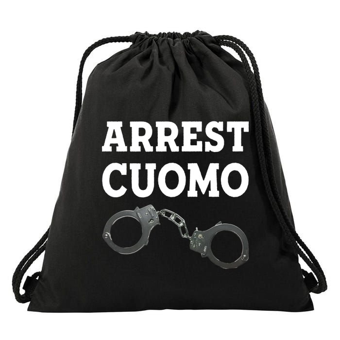 Arrest Cuomo Drawstring Bag