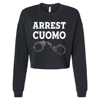 Arrest Cuomo Cropped Pullover Crew