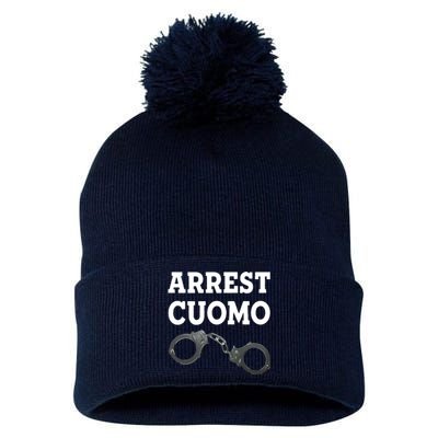 Arrest Cuomo Pom Pom 12in Knit Beanie