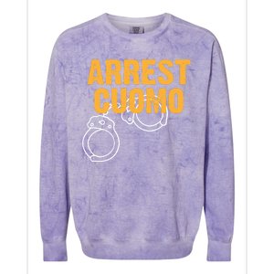 Arrest Cuomo Andrew Cuomo Resigns Colorblast Crewneck Sweatshirt