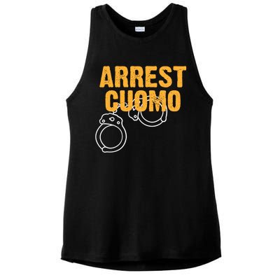 Arrest Cuomo Andrew Cuomo Resigns Ladies PosiCharge Tri-Blend Wicking Tank