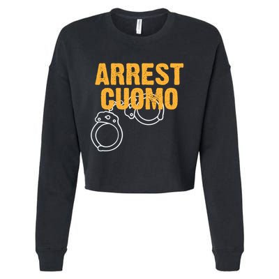 Arrest Cuomo Andrew Cuomo Resigns Cropped Pullover Crew