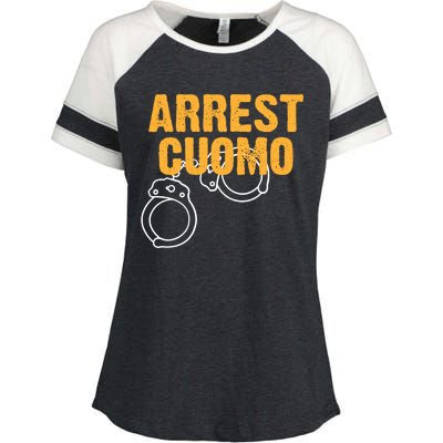 Arrest Cuomo Andrew Cuomo Resigns Enza Ladies Jersey Colorblock Tee