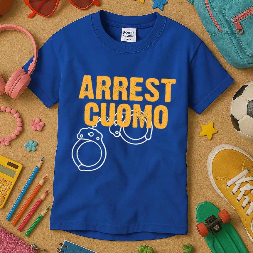 Arrest Cuomo Andrew Cuomo Resigns Kids T-Shirt