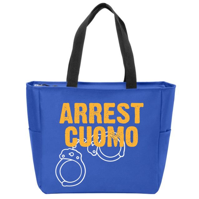 Arrest Cuomo Andrew Cuomo Resigns Zip Tote Bag