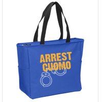 Arrest Cuomo Andrew Cuomo Resigns Zip Tote Bag