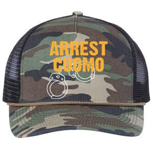 Arrest Cuomo Andrew Cuomo Resigns Retro Rope Trucker Hat Cap