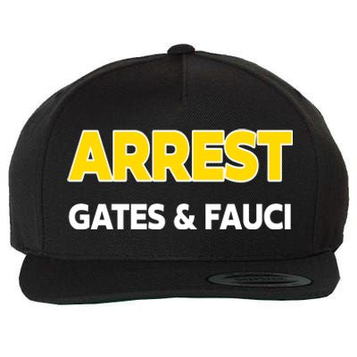 Arrest Gates And Fauci Wool Snapback Cap