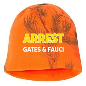 Arrest Gates And Fauci Kati - Camo Knit Beanie