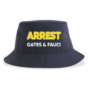 Arrest Gates And Fauci Sustainable Bucket Hat