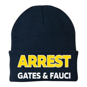 Arrest Gates And Fauci Knit Cap Winter Beanie