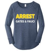 Arrest Gates And Fauci Women's Perfect Tri Tunic Long Sleeve Shirt