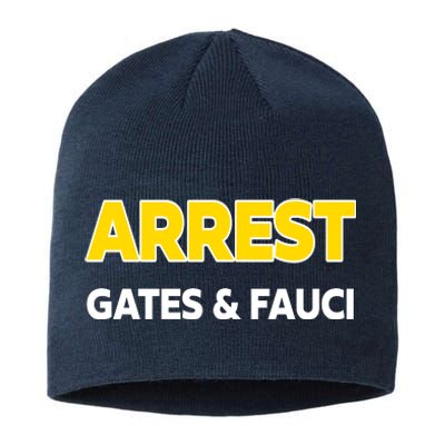 Arrest Gates And Fauci Sustainable Beanie