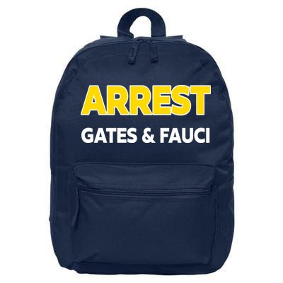 Arrest Gates And Fauci 16 in Basic Backpack