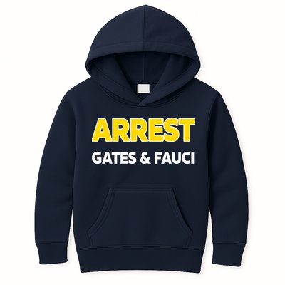 Arrest Gates And Fauci Kids Hoodie