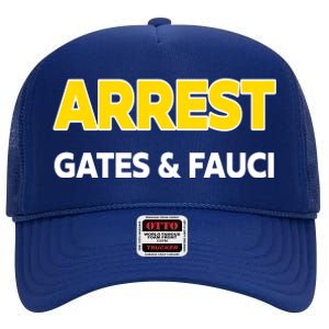 Arrest Gates And Fauci High Crown Mesh Back Trucker Hat