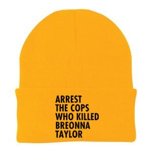 Arrest The Cops Who Killed Breonna Taylor BLM Knit Cap Winter Beanie