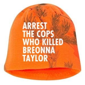 Arrest The Cops Who Killed Breonna Taylor BLM Kati - Camo Knit Beanie