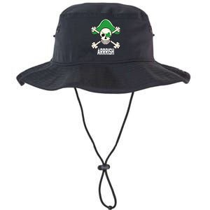 Arrrish Irish Clover skull St Patricks Day Legacy Cool Fit Booney Bucket Hat