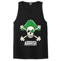 Arrrish Irish Clover skull St Patricks Day PosiCharge Competitor Tank