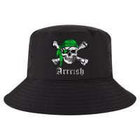 Arrrish Irish Pirate Skull Clover Cool Comfort Performance Bucket Hat