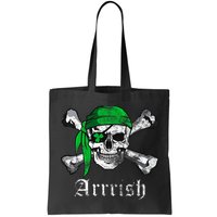 Arrrish Irish Pirate Skull Clover Bag