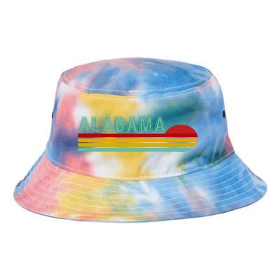 Alabama Retro Style Tie Dye Newport Bucket Hat