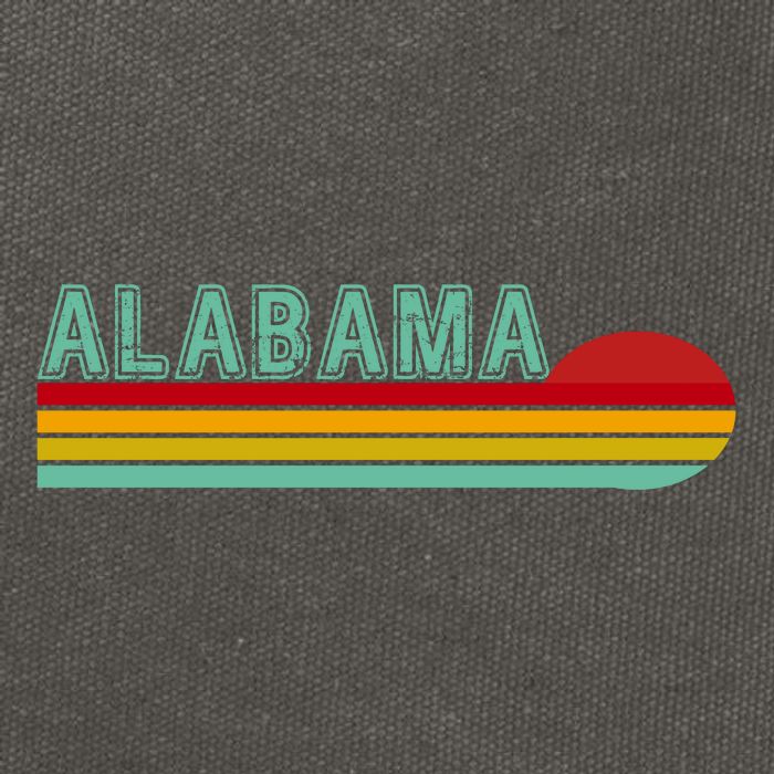 Alabama Retro Style Cotton Canvas Backpack