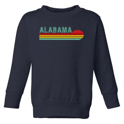 Alabama Retro Style Toddler Sweatshirt