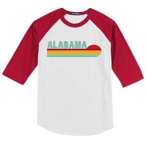 Alabama Retro Style Kids Colorblock Raglan Jersey