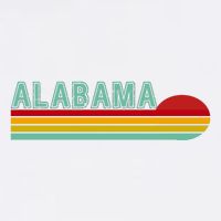 Alabama Retro Style Garment-Dyed Heavyweight T-Shirt