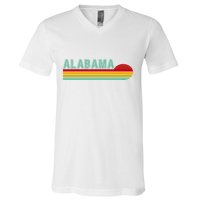 Alabama Retro Style V-Neck T-Shirt