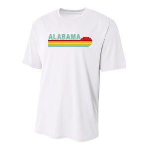 Alabama Retro Style Youth Performance Sprint T-Shirt