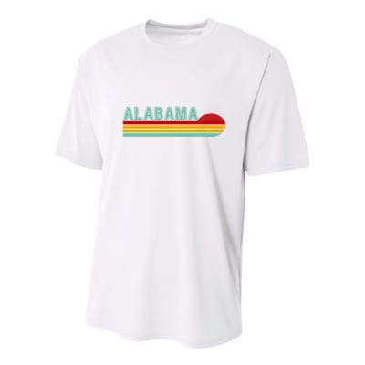 Alabama Retro Style Youth Performance Sprint T-Shirt