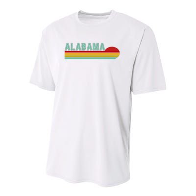 Alabama Retro Style Youth Performance Sprint T-Shirt