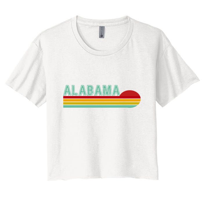 Alabama Retro Style Crop Top