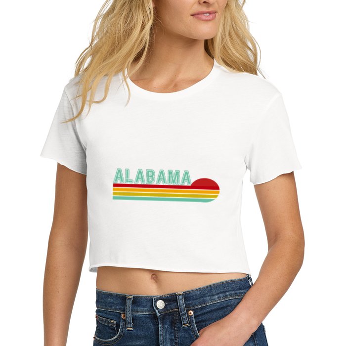 Alabama Retro Style Crop Top