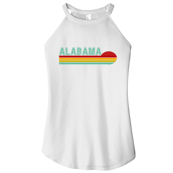 Alabama Retro Style Women's Perfect Tri Rocker Tank