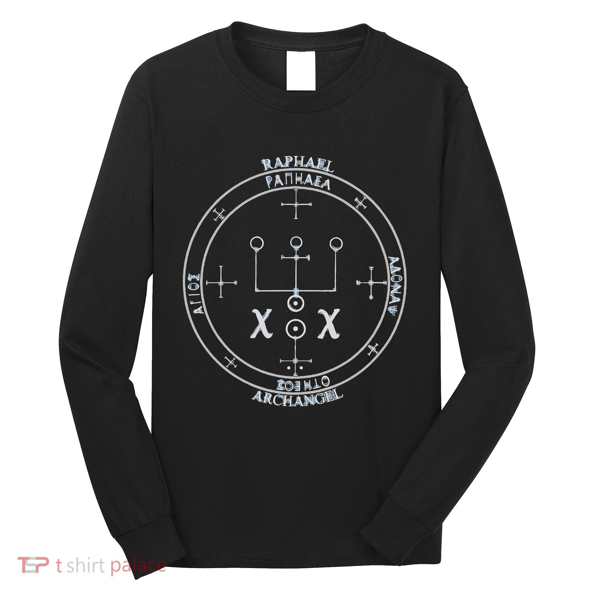 Archangel Raphael Sigil Seal By Mortal Long Sleeve Shirt