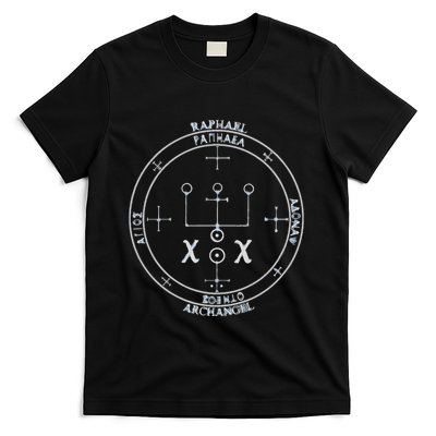 Archangel Raphael Sigil Seal By Mortal T-Shirt